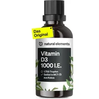 Natural Elements Vitamin D3 1000 I.E. Tropfen 50 ml