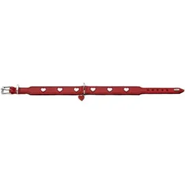 Hunter Love Halsband rot/schwarz S-M