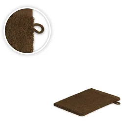 EXKLUSIV HEIMTEXTIL Handtuch 500g/m2 Waschhandschuh 15 x 21 cm Schokobraun Hohe Qualität