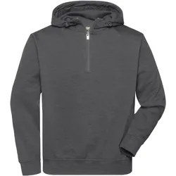 Workwear Zip Hoody - Farbe grau - Größe S