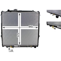 Mahle CR 1521 000S Kühler Motorkühlung u.a. passend für