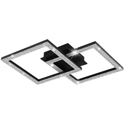 Deckenleuchte LED Kristalle Deckenlampe Wohnzimmerleuchte beweglich L 52 cm
