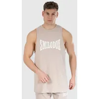 Smilodox Herren Tank Top Classic Pro Hellbraun S