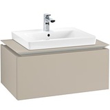 Villeroy & Boch Legato Waschtischunterschrank B67800VK 80x38x50cm, Soft Grey