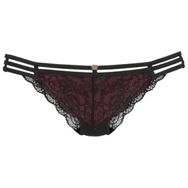 JETTE Rioslip Damen schwarz-rot Gr.36/38