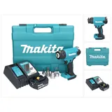 Makita DHG 181 RF1K Akku Heißluftgebläse 18 V 150 - 550°C + 1x Akku 3,0 Ah + Ladegerät + Koffer