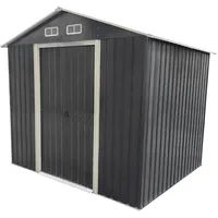 4iq group Gerätehaus 2,37 x 1,95 m Schwarz