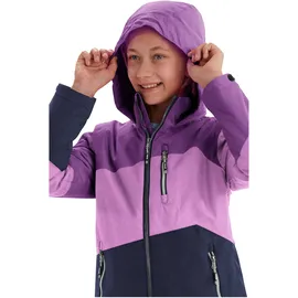 KILLTEC Mädchen Lynge Grls Jckt B Funktionsjacke Mit Kapuze, dunkelorchidee, 128