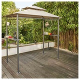 Siena Garden Pavillon BBQ 1,27 x 2,44 m taupe