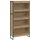 vidaXL Bücherregal 80 x 30 x 155 cm Braun