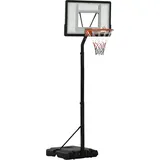 Homcom Basketballständer mit Rädern rollbar 260-310 cm