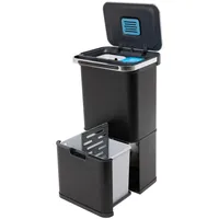 Svita Sensor-Mülleimer 60 l Schwarz