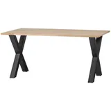 Woood Tablo 160 x 75 x 90 cm beige/braun