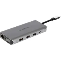 plusonic USB-C Adapter 8 in1 with HDMI/VGA/LAN/USB