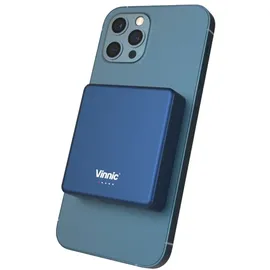 Vinnic MANA Magnetic Wireless Powerbank 1xUSB-C mit 8.000mAh blau
