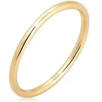 Elli Ringe - Ring Bandring Ehering Trauring Hochzeit 585er Gelb - Gr. 54 MM - in Gold - für Damen