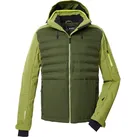Skijacke KILLTEC "KSW 72 MN SKI JCKT", Herren, Gr. XXL, waldmeister, Obermaterial: 100% Polyester.Futter: 100% Polyester.Füllung: 100% Polyester, Jacken Skijacke, Moderne Hybridoptik, winddicht, wasserabweisend, atmungsaktiv