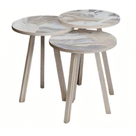 JV Möbel Couchtisch Beige Holz 38 x 50 cm