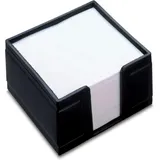 Läufer 34116 Scala Zettelbox naturgenarbtes Rindsleder, schwarz,