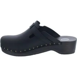 Berkemann Riemen-Toeffler Clogs Schwarz - Gr.: 40,5
