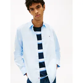 Tommy Hilfiger Tommy Jeans Langarmhemd TJM POPLIN Regular fit, Kentkragen blau S