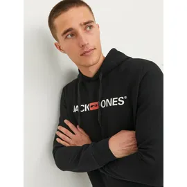 JACK & JONES Logo Kapuzenpullover Black XL
