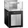 Bartscher 190091 Milchkühlschrank-Tassenwärmer-Kombi (537 mm hoch, Schwarz/Silber)