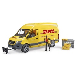 Bruder® Spielzeug-Transporter Mercedes Benz Sprinter DHL mit Fahrer gelb
