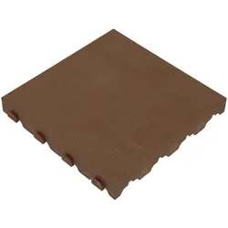 ArtPlast - Kunststofffliese für Terrasse 39x39x4,8 cm; Fläche 0,15 m2, Kollektion COMBI - Braun