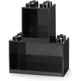 LEGO Regal Brick Shelf 8+4 2-tlg. schwarz