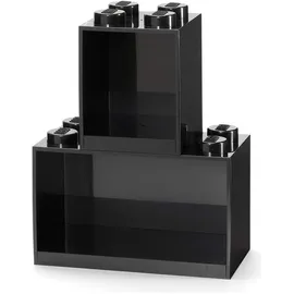 LEGO Regal Brick Shelf 8+4 2-tlg. schwarz