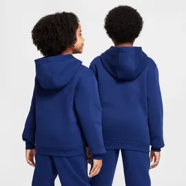 Nike Hoodie Blue Void/Vivid Purple/Metallic Gold 147-158