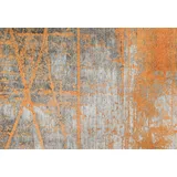 140 x 200 cm grau/orange