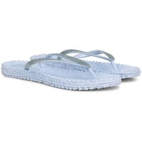 Ilse Jacobsen HORNBÆK | Cheerful01 | Damen Flip Flops mit Glitter | Dänische Design | Sommer Strand Zehentrenner | BLUEBELL | 42 EU - 42 EU