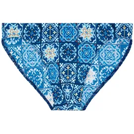 HOM Badeslip Swim Micro Briefs Blau/Weiß M