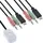 InLine KVM Switch, 2-fach, USB-C zu DisplayPort 1.2, 4K, Audio, integr. Kabel