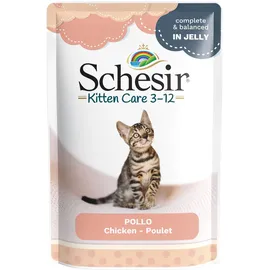 Schesir Kittenpflege Nassfutter Huhn in Gelee 85 g