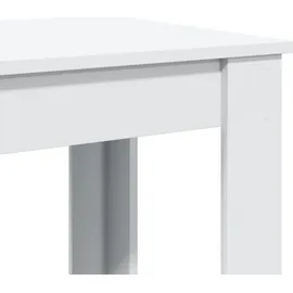vidaXL Bartisch 102 x 50 x 103,5 cm Weiß
