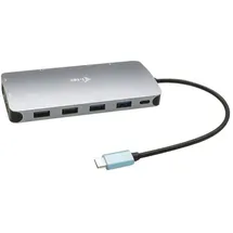 iTEC i-tec USB-C Metal Nano 3x Display Docking Station mit 100W PD
