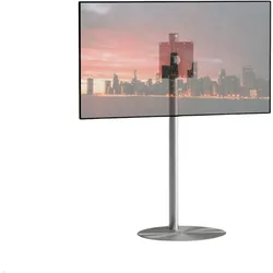 Cavus SPHERE120S22 TV Ständer rund 32 - 65 Zoll Säule 1200 mm, Edelstahl