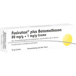 FUSICUTAN plus Betamethason 20 mg/g + 1 mg/g Creme 15 g