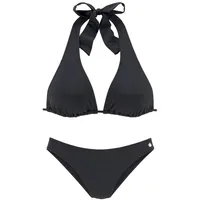 LASCANA Triangel-Bikini Damen Schwarz 40 Cup C/D