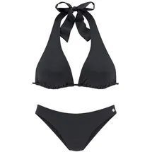 LASCANA Triangel-Bikini Damen Schwarz 40 Cup C/D