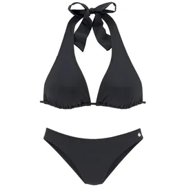 LASCANA Triangel-Bikini Damen Schwarz 40 Cup C/D
