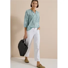 Cecil 3/4-Arm Tunika mit Blätterprint - Blau