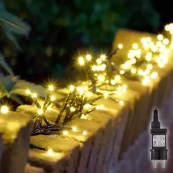 Lichterkette, 30 m, Gelbweiß, 1000 LEDs, Raburg Galaxie 1000, stimmungsvolle LED-Lichterkette für den Außenbereich