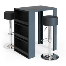 Vicco Bartisch Bar Tresen drei Farben Bartresen Stehtisch Tisch Tisch Bistrotisch inkl. Barhocker