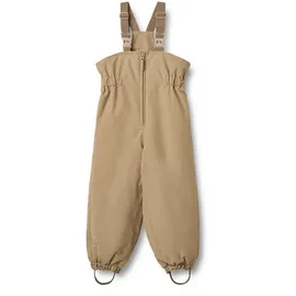 Wheat Latzhose "WHEAT Ski Pants Sal", Mädchen, Gr. 98, Normalgrößen, walnut, 100% Polyester (Recycelt), normal, Hosen