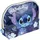 Cerdá Stitch Blau 22,6 x 18,6 x 8 cm – große Kapazität – 100% Polyurethan – Reißverschluss – Originalprodukt, entworfen in Spanien, Schwarz