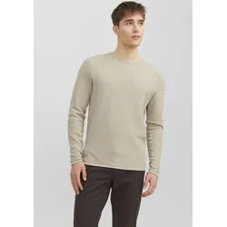 Jack & Jones Rundhalspullover »JPRBLUMIGUEL KNIT CREW NECK NOOS« Jack & Jones Island Fossil S